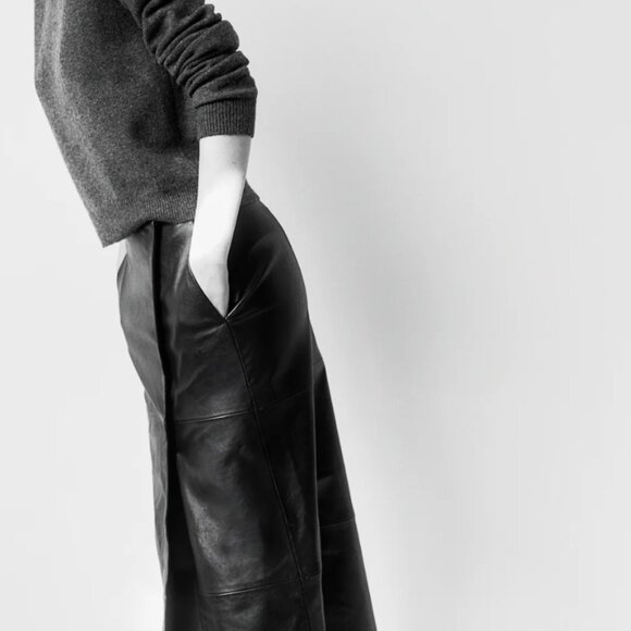 Current season H&M women's coated wrap maxi skirt - Picture 7 of 8